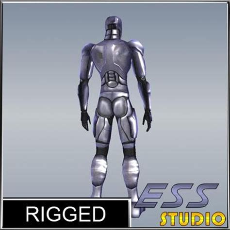 Android Rigged 3d Model