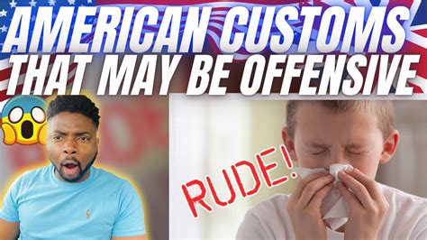 🇬🇧brit Reacts To American Customs That May Be Offensive In Other
