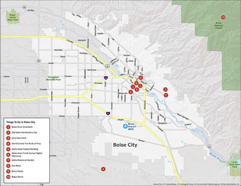 Map Of Boise Idaho Gis Geography