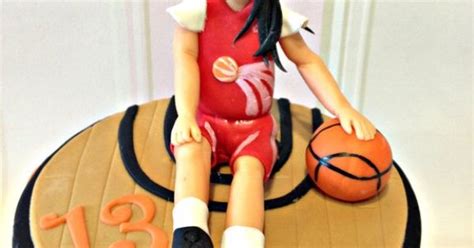 Basketball Girl Cake By Nectarcupcakes Cake Decorating Website Gumpaste