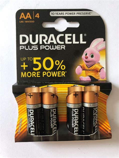 Duracell Plus Power Aa Mn15004 6 Packs Of 4 24 Batteries Alkaline Batteries
