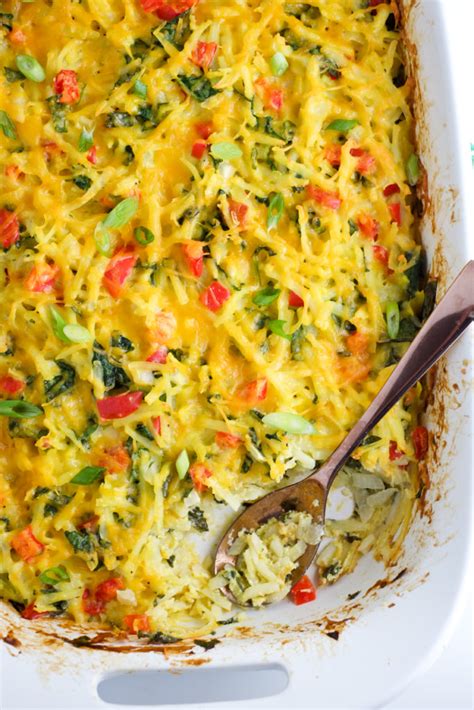 This base is extended to include any number of delicious veggies or proteins such as ham, bacon, or sausage. The BEST Healthier Hashbrown Casserole Recipe | Healthy ...