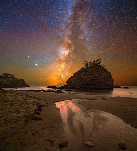 Interesting Photo Of The Day Milky Way From The Oregon Coast