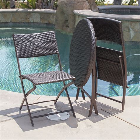 Choose from contactless same day delivery, drive up and more. 3PC Table & Chair Wicker Set Rattan Outdoor Furniture ...