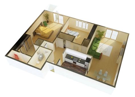 50 Two “2″ Bedroom Apartmenthouse Plans Eshwar Chaitanya