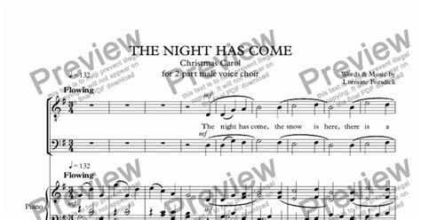 The Night Has Come Download Sheet Music Pdf File