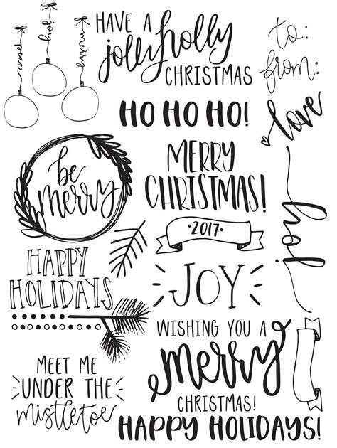 Christmas Photo Overlays Free Font Christmas Calligraphy Christmas