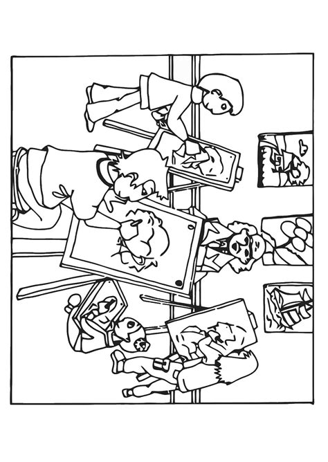 Art & Craft Coloring Pages – Birthday Printable