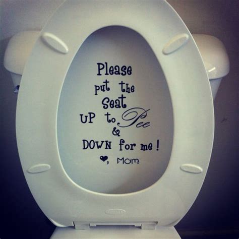 Put The Toilet Seat Down Boy Bathroom Sign If You Sprinkle When You