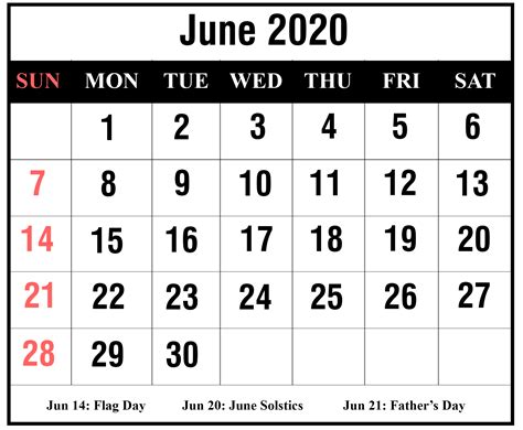 June 2020 Calendar Wallpapers Wallpaper Cave