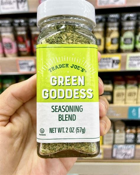 Trader Joe S Green Goddess Seasoning Blend Oz G Carlo Pacific