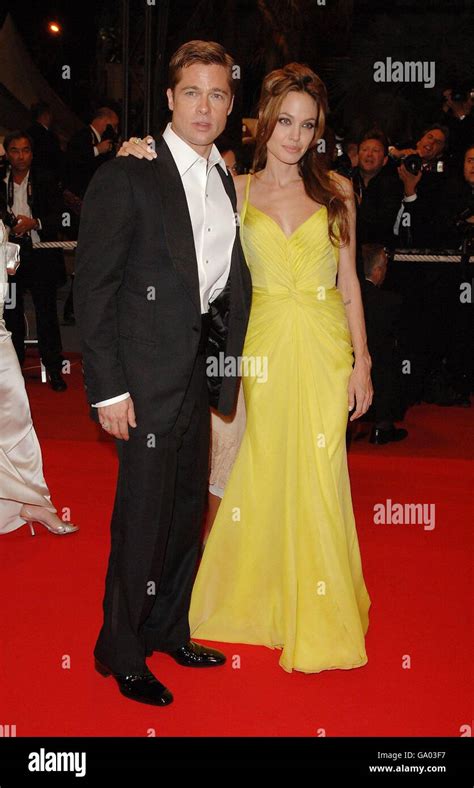 Brad Pitt Et Angelina Jolie Quittent La Projection Des Treize Docean Lors Du 60ème Festival