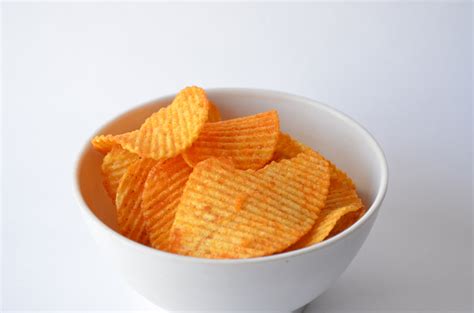 Bowl Of Potato Chips Image Free Stock Photo Public Domain Photo