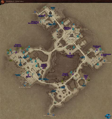Diablo Immortal Zone Maps Immortal Diablo Map
