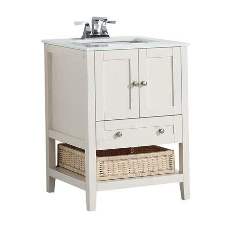 Once you have determined your space and the function that this bathroom fixture can have, focus your attention on the 36 inch bathroom vanity style that suits not only your needs but also your decor. Bathroom Vanities: Modern, Rustic & More | The Home Depot ...