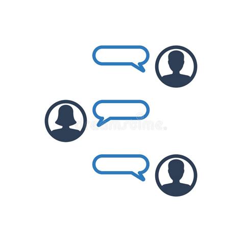 Group Chat Icon Stock Illustration Illustration Of Account 158395357
