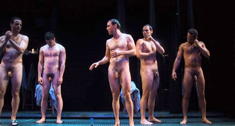 Naked Men On Theatre Stage