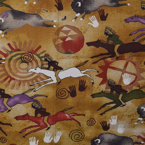 Native American Fabric Michael Miller Fabrics Tetonka