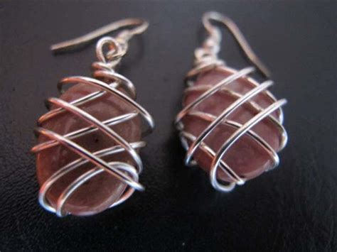 27 Free Wire Wrap Jewelry Tutorials Diy To Make Rhodonite Jewelry