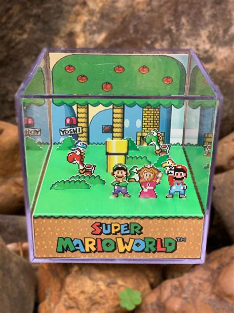 Mini Cubo 3d Super Mario World Yoshi´s House Toyshow Tudo De