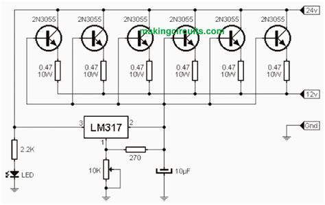 Follow the diagram to connect the different parts pat yourself on your back for just having constructed a very useful little variable power supply! You you are looking for a high current LM317 variable ...