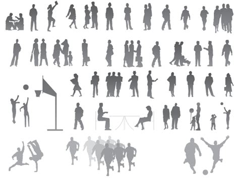 Huge Collection Of Free Vector Human Shapes From Vecteezy Vector Free