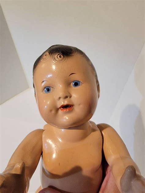 Vintage 1930s Composition Baby Doll Drink And Wet Doll Fully Etsy
