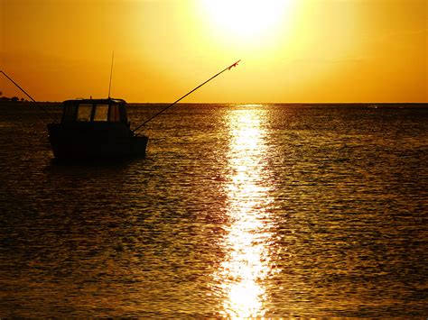 Free Images Beach Sea Coast Ocean Horizon Sun Sunrise Sunset Boat Sunlight Morning