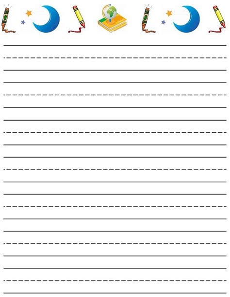 Printable Lined Paper For Kids That Are Soft Harper Blog