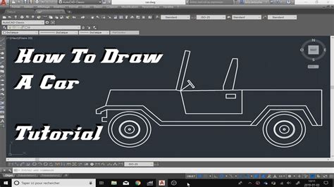 How To Design A Car In Autocad Youtube