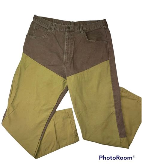 Wrangler Brush Pants Size 38x34 Game Hunting Hiking Pants Brown Ebay