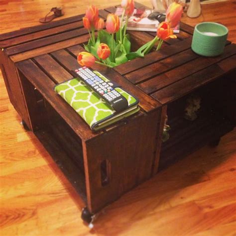 Diy Crate Coffee Table Diy Crate Coffee Table Crate Coffee Table