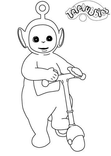 Kidsnfun 16 Kleurplaten van Teletubbies