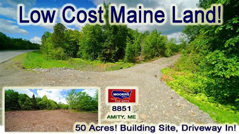 Cheap Land For Sale In Maine 50 Acres Amity Me Real Estate Mooers