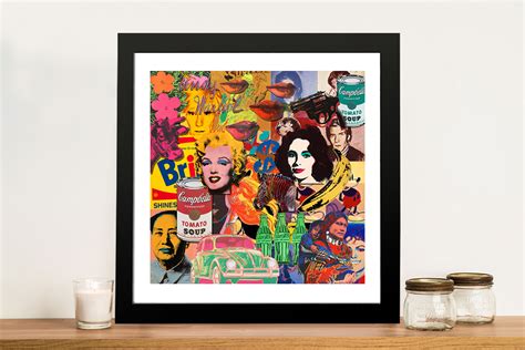 Andy Warhol Collage Framed Pop Art Prints Canvas Prints Australia