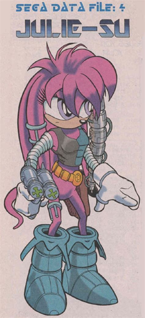 Julie Su The Echidna Sonic The Hedgehog Archie Comic Series Image Zerochan Anime
