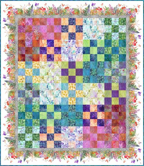 Garden Of Dreams Quilts Garden 9 Patch Quilt Pattern Features Ga