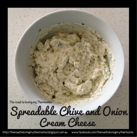 Spreadable Cream Cheese With Chives And Onion The Road To Loving My