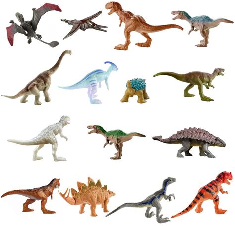Jurassic World Camp Cretaceous Mini Action Dinos Exclusive Mini Figure 15 Pack Mattel Toys Toywiz
