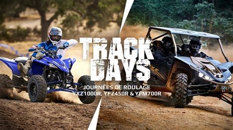 Yamaha France Organise Les ‘track Days Special Quads And Ssv Motors Actu