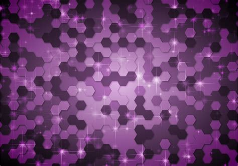 Free Abstract Hexagone Purple Vector Download Free