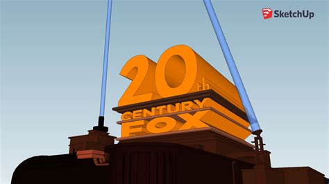 20th Century Fox Logo 1994 With Light 3d Warehouse