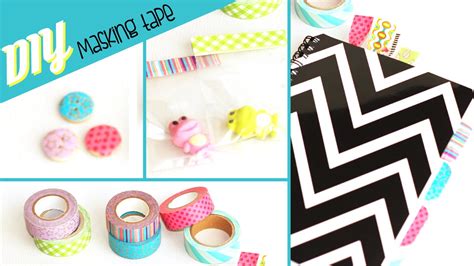 diy 5 idées de customisation avec du masking tape youtube