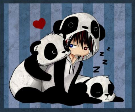 Cute Anime Panda Panda Love By ~naimane On Deviantart I Love Panda