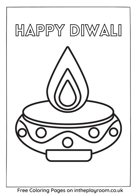Free Printable Diwali Colouring Pages For Kids And Adults In The Playroom