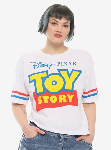 Disney Pixar Toy Story Logo Girls Athletic T Shirt Plus Size Hot Topic Toy Story Collection
