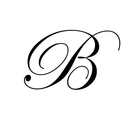 Calligraphic Letter B Clipart Best