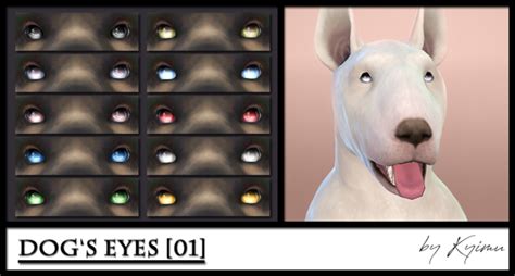 Kyimu I Made A Dog Eyes Version Of My Dolls Ts4 Pets Cc Finds