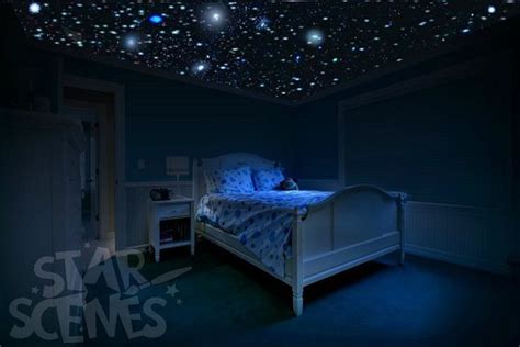The glow renders impeccable results even on applying on an art canvas or a costume. DIY Glow-In-The-Dark Ceiling With Stars, Northern Lights ...