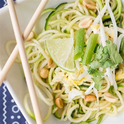 Recipe Zoodle Pad Thai Cooking Dinner Recipes Healthy
